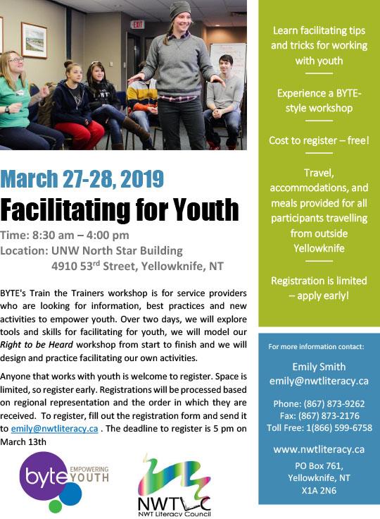 Facilitating for Youth NWTLiteracy